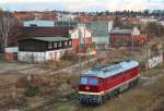 132 334-4 (EBS) hier am 03.02.16 in Gera Hbf.