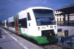 Bahnhof Erfurt, Zug nach Ilmenau.