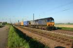 ERS Class 6609 am 7.5.2008 in Niederchopfheim.