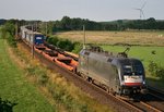 ES 64 U2-037 mit DGS 95755 (ERS, Lbeck-Skandinavienkai–Ludwigshafen BASF) am 22.06.2016 zwischen Maschen Rbf und Jesteburg