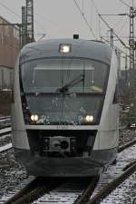 RE 13 Ersatzverkehr:Eurobahn VT 562 und VT 2000 am 13.2.10 in Dsseldorf Hbf