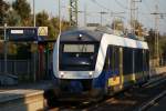 Der berraschungsgast des Tages.VT 4.08 der Eurobahn am 23.10.2011 in Dedensen/Gmmer.