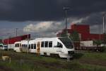 Am 3.5.2014 sah es über dem Bahnhof Rahden kurzzeitig mal mächtig nach einem Gewitter aus.