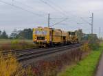 Gleisbaumaschine der Firma Eurogleis zwischen Hallsatdt und Breitengbach 12.10.2013