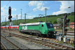 FLEX Bahndienstleistungen 145 088 am 02.08.2024 auf Gleis 423 in Würzburg Hbf. 