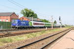 193 826-5 Railpool GmbH für BTE BahnTouristikExpress GmbH mit dem Flixtrain (FLX27806) von Berlin Südkreuz nach Köln Hbf in Großwudicke.