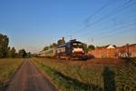  MRCE/Dispolok ES 64-U2 018 (182 518-1) mit dem FLX32623 in Rodenbach (Main Kinzig Kreis) am 04.09.19 