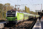 193 991-7 mit FLX 7802 nach Köln in Castrop-Rauxel 26.10.2019