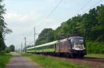 Am 06.06.21 bespannte 182 510 den FLX 1358 von Leipzig nach Hamburg.