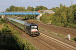 ES 64 U2-013 (Flixtrain) kommt aus Hamburg angerauscht. Tostedt, 30.09.2022.