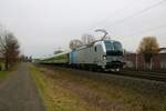 Railpool/Flixtrain Siemens Vectron 193 6193 102-1 mit Flixtrain bei Rodenbach (Main Kinzig Kreis) am 11.02.23