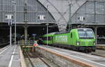 SVG 193 862 mit dem FLX 1236 nach Kln Hbf, am 13.02.2023 in Leipzig Hbf.