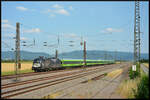  Beethoven  (MRCE 182 510-8) mit dem Flixtrain Stuttgart - Berlin am 17.06.2023 kurz vor Mannheim-Friedrichsfeld.