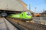 Der Flixtrain von Dresden Richtung Berlin mit der Zuglok 193 463 in Dresden-Neustadt, fotografiert im Juli 2024