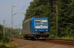 Am 14.01 kam TXL 185 511 auf der Haardbahn bei Haltern entlang gesurrt,die Lok fuhr als Tfzf von Bad Bentheim nach Kln Eifeltor.