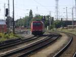 185 586-5 am 07.08.2008 im Bahnhof Frankfurt/Oder