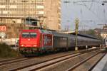 HGK 185 630-1 mit einem Sonderzug in Essen HBF am 27.9.2009