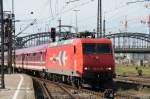 145-CL 013 am 03.10.09 mit D 890 aus Thrier bei der Einfahrt in Mnchen Hbf