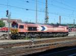 HGK DE 670 ist am herrlich sonnigen 04.06.10 in Ulm Hbf abgestellt.