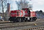 MaK DE 1002 der HGK (DE 82) in Brhl-Vochem - 07.02.2011