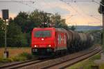 185 587-3 HGK bei Staffelstein am 12.08.2011.