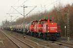 HGK 271 011 und 019 in Kln-Stammheim am 11.4.2012 