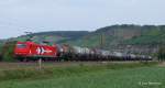 145-CL 011 HGK rollt am 5.09.12 mit einem Kesselwagenzug durch das Maintal bei Himmelstadt Richtung Wrzburg.