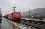 185 630-1 HGK mit Kesselzug am 27.12.2012 in Gemnden(Main)