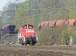 DE 62 der HGK wartet am 30.05.2003 im Gterbahnhof Hamburg Wilhelmsburg auf neue Aufgaben.