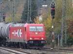 HGK 185 604-6 am 11.11.14 in Neckargemünd Bhf