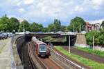 Hauptverkehrszeit in Hamburg.