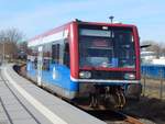 VT 504 0 2 von HANS am Bahnhof Inselstadt Malchow am 07.04.2018