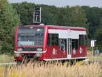 VT 504 001 der Hanseatischen Eisenbahn in Wesenberg am 11.09.2021