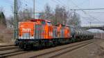 26.02.2014 V160.9 und V160.8 der hvle im Bf Neumark/Sachs.