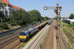 HHPI 29002 mit leeren Wagen kurz vor der Abfahrt im Güterbahnhof Berlin-Neukölln.