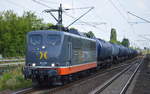 Hectorrail mit 162.006  Hauser  (91 80 6 151 066-8 D-HCTOR) mit Kesselwagenzug (leer) Richtung Stendell am 04.08.18 Bf.