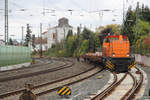 Am 11.10.2017 konnte ich im Bahnhof Butzbach die HLB 831 bei Rangierarbeiten ablichten.