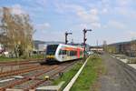 HLB Stadler GTW 2/6 Wagen 509 111 in Büdingen Bhf am 14.04.19