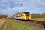 HLB Alstom Coradia Continental ET 167 am 14.02.20 in Mainz Bischofsheim