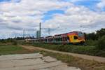 HLB Stadler Flirt 429 xxx und 429 xxx am 25.07.20 in Frankfurt Oberrad 