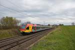 HLB Stadler Flirt 429 xxx und 429 xxx am 17.04.21 in Nieder Mörlen