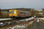 HLB Taunusbahn LHB VT2 E am 12.01.22 bei Hundstadt (Taunus)