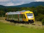 HLB Alstom Lint41 VT205 am 06.06.22 im Königstein 