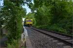 Abgesang auf die Taunus Elevated.

Zwei nicht bekannte VT2E am Waldkrankenhaus Köppern auf dem Weg nach Bad Homburg. Mai 2022.