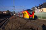 HLB Alstom Coradia Continental 1440 26 am 11.01.25 in Butzbach vom Bahnsteig aus fotografiert