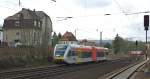 Zu einigen Zwischenfahrzeiten setzt die Cantus-Bahn zwischen Kassel Hbf und Eichenberg GTWs der HLB ein.