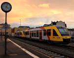 HLB VT 204 und VT 201 abgestellt im Bahnhof Fulda am 30.12.11