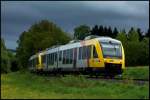 HLB Hessenbahn VT 288 und VT 279 als RB52 nach Fulda am 20.05.13 bei Gersfeld 