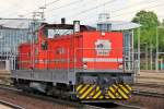 DG 202 eine der zwei 6 Achser Dieselloks der HLB.