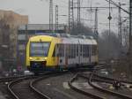 HLB/TSB Lint 41 (BR 648) erreicht am 16.02.15 Frankfurt Höchst Bhf